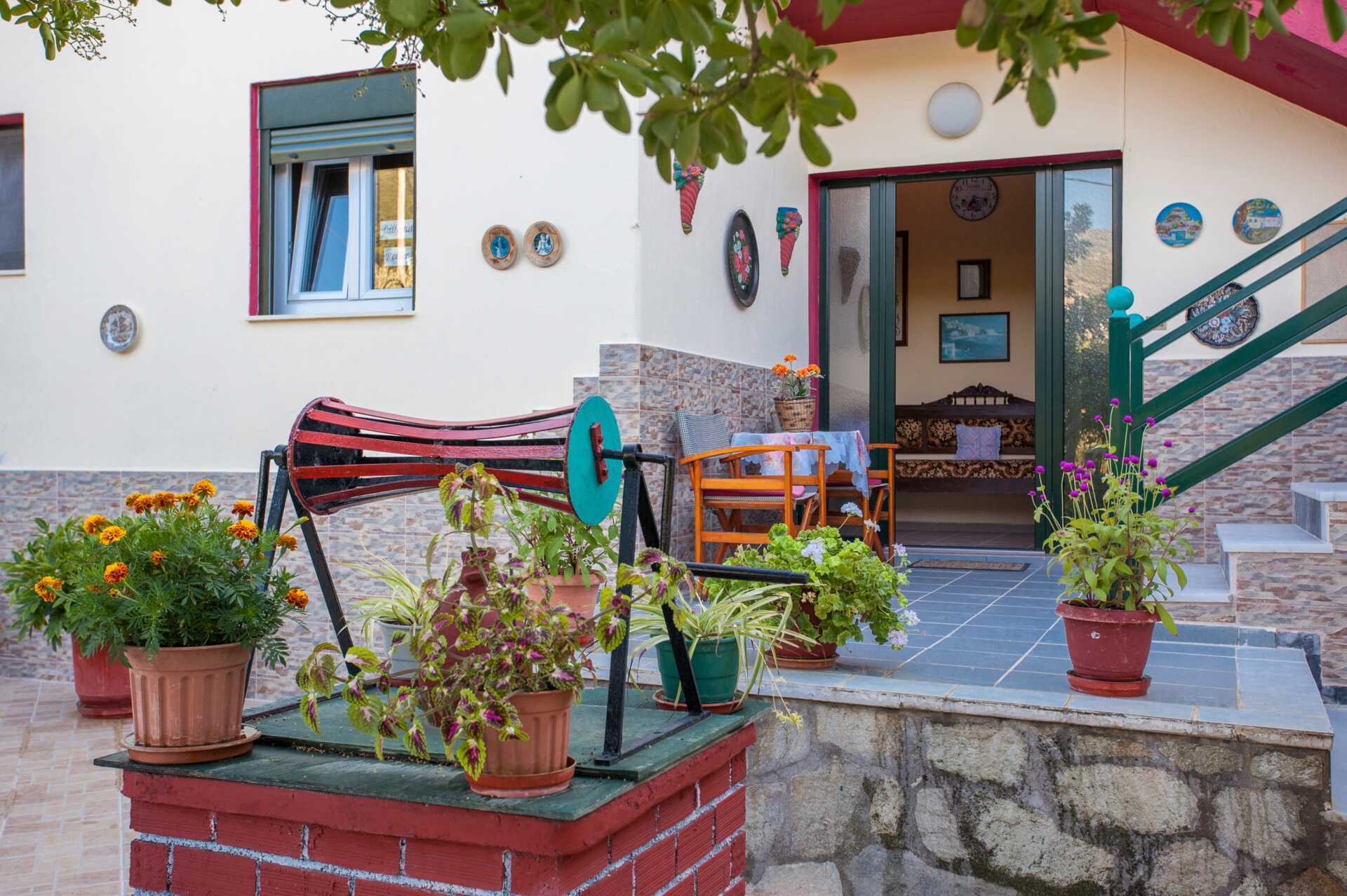 Pension Soula på Skopelos i Grekland.