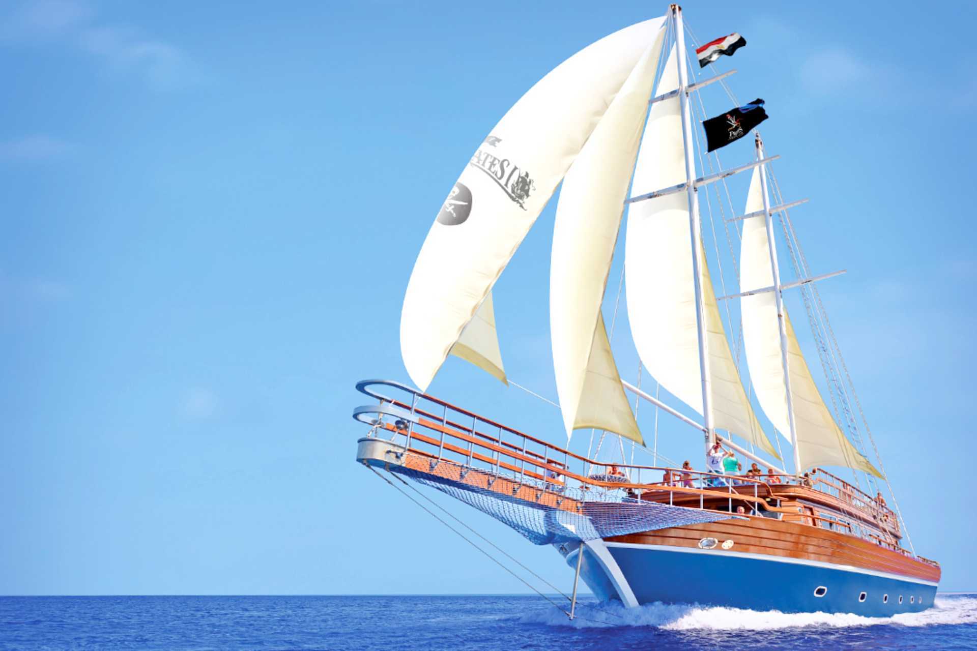 Piratskepp på Röda havet