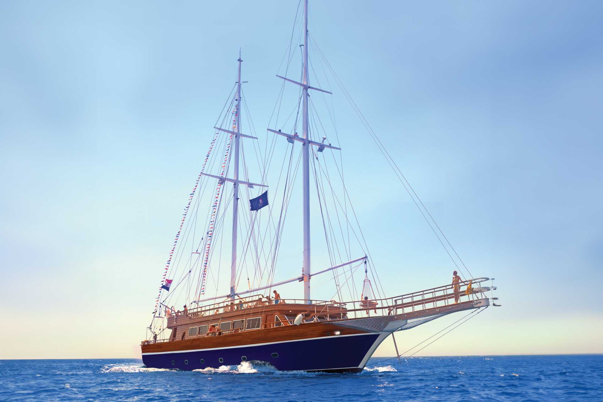 Piratskepp på Röda havet