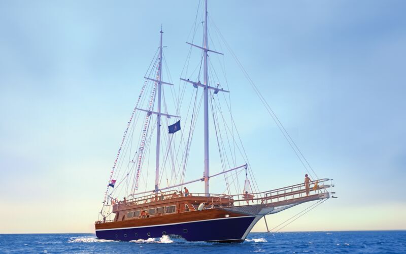 Piratskepp på Röda havet