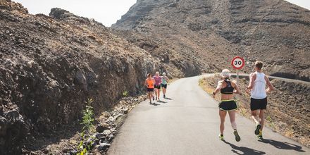 Löpning på Fuerteventura