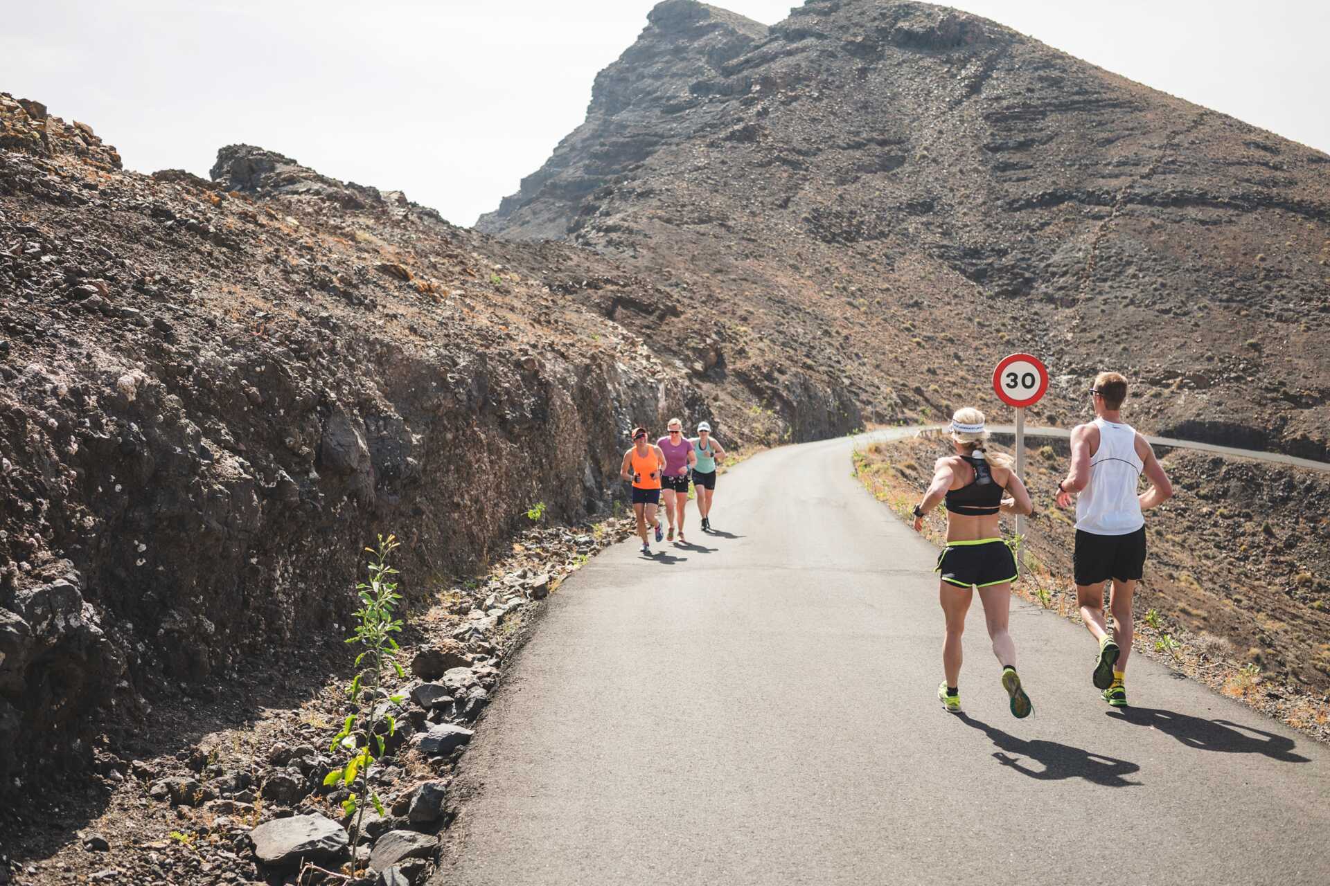 Löpning på Fuerteventura