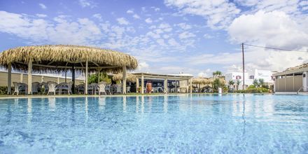 Poolområdet på hotell Plaza Beach i Agia Anna, Grekland.