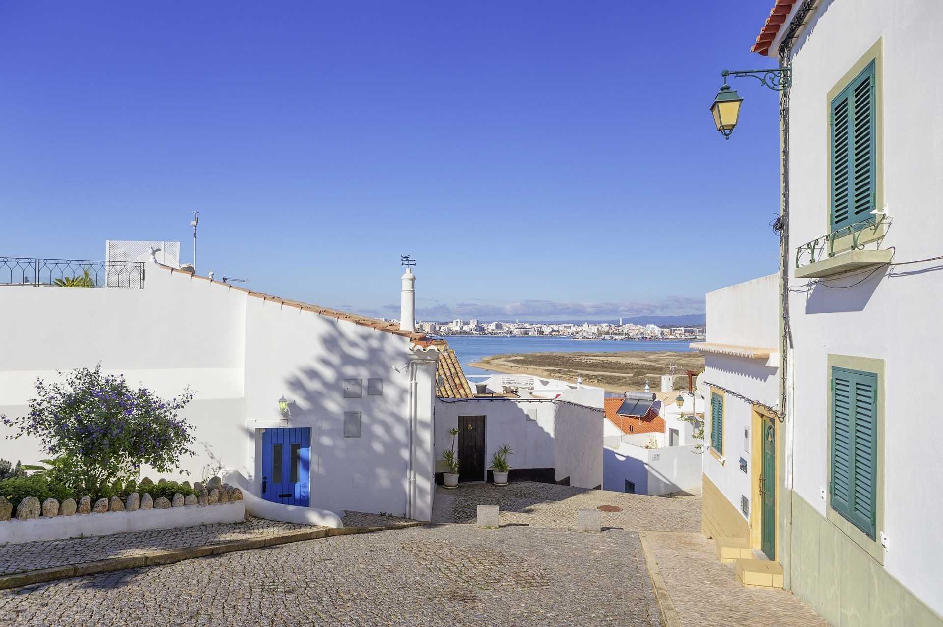 Portimao på Algarvekusten, Portugal.