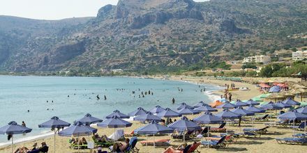 Strand i Paleochora, Kreta.