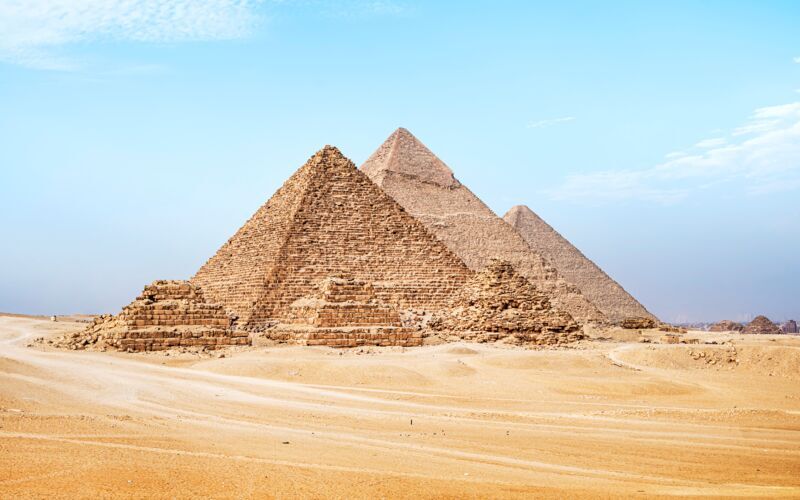 Pyramiderna och sfinxen