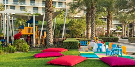 Lekplats på hotell Radisson Blu Yas Island i Abu Dhabi.
