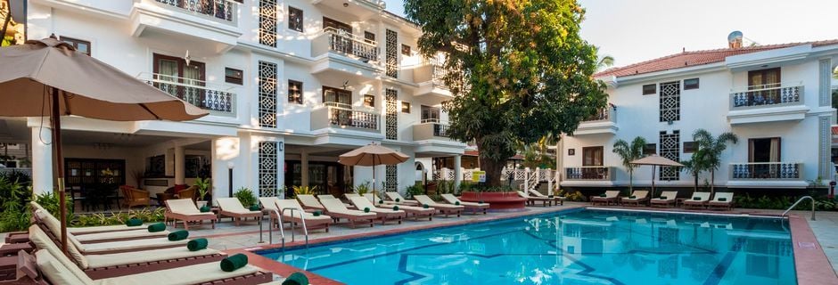 Hotell Radisson Goa Candolim i norra Goa, Indien.