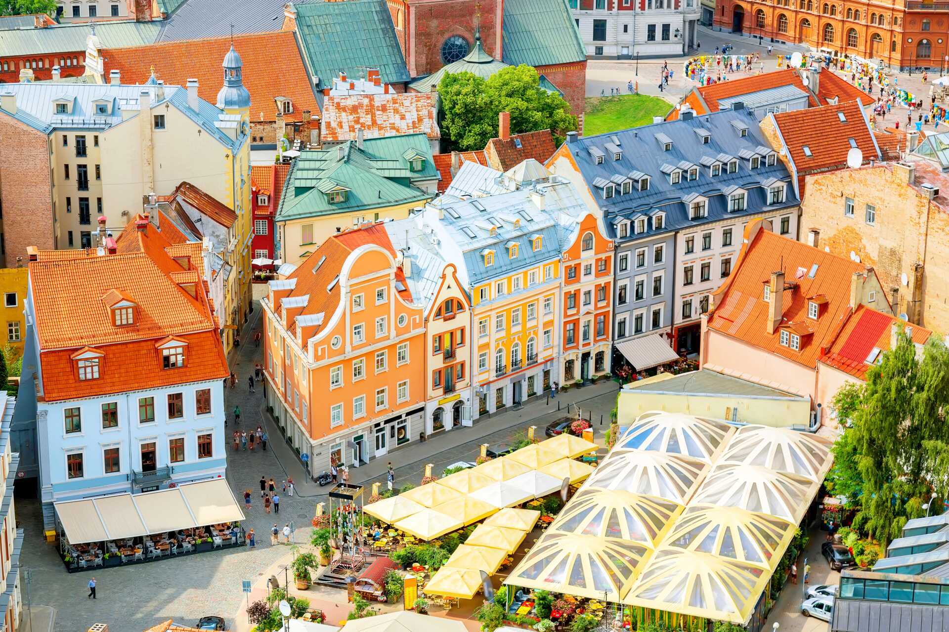 Riga från ovan.