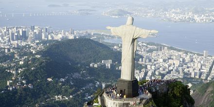 Den berömda Jesusstatyn i Rio.