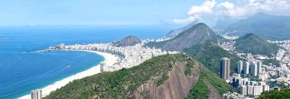 Vy över Rio den Janeiro.