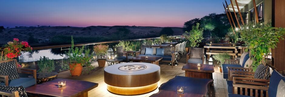 Moon Bar på hotell Ritz-Carlton Al Wadi Desert, Ras al Khaimah.