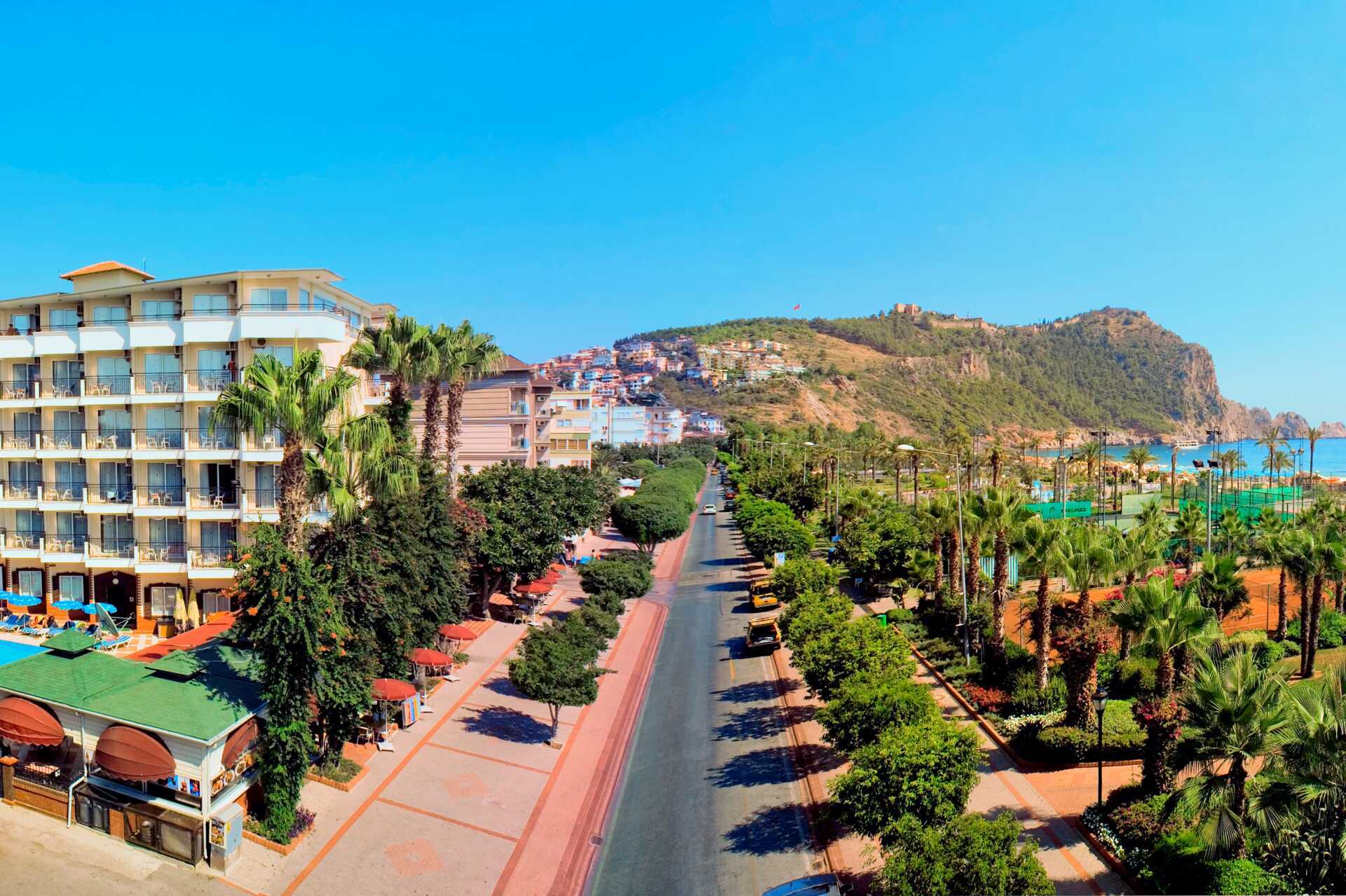 Hotell Riviera i Alanya, Turkiet.