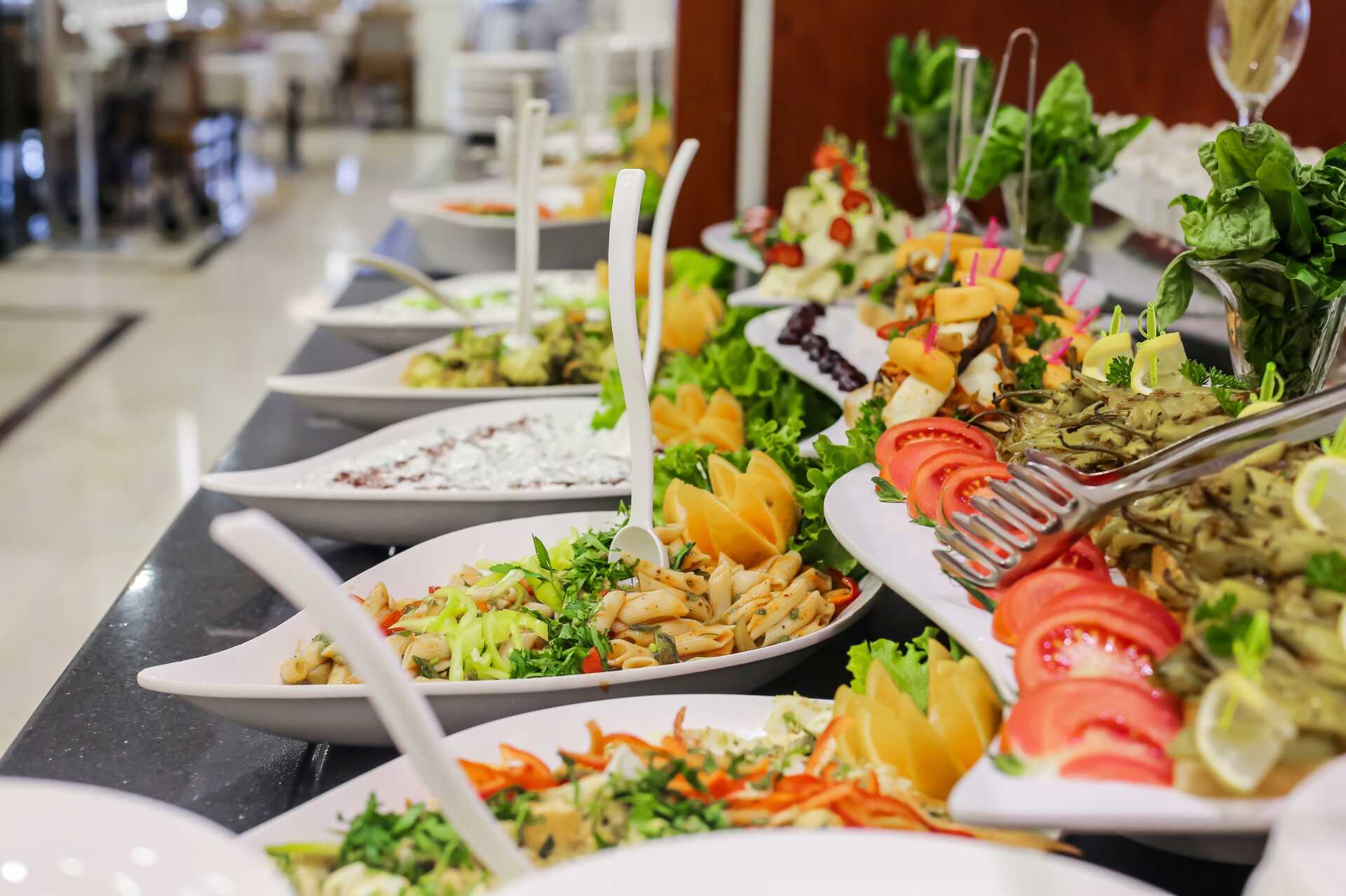 Restaurang på hotell Riviera i Alanya, Turkiet.