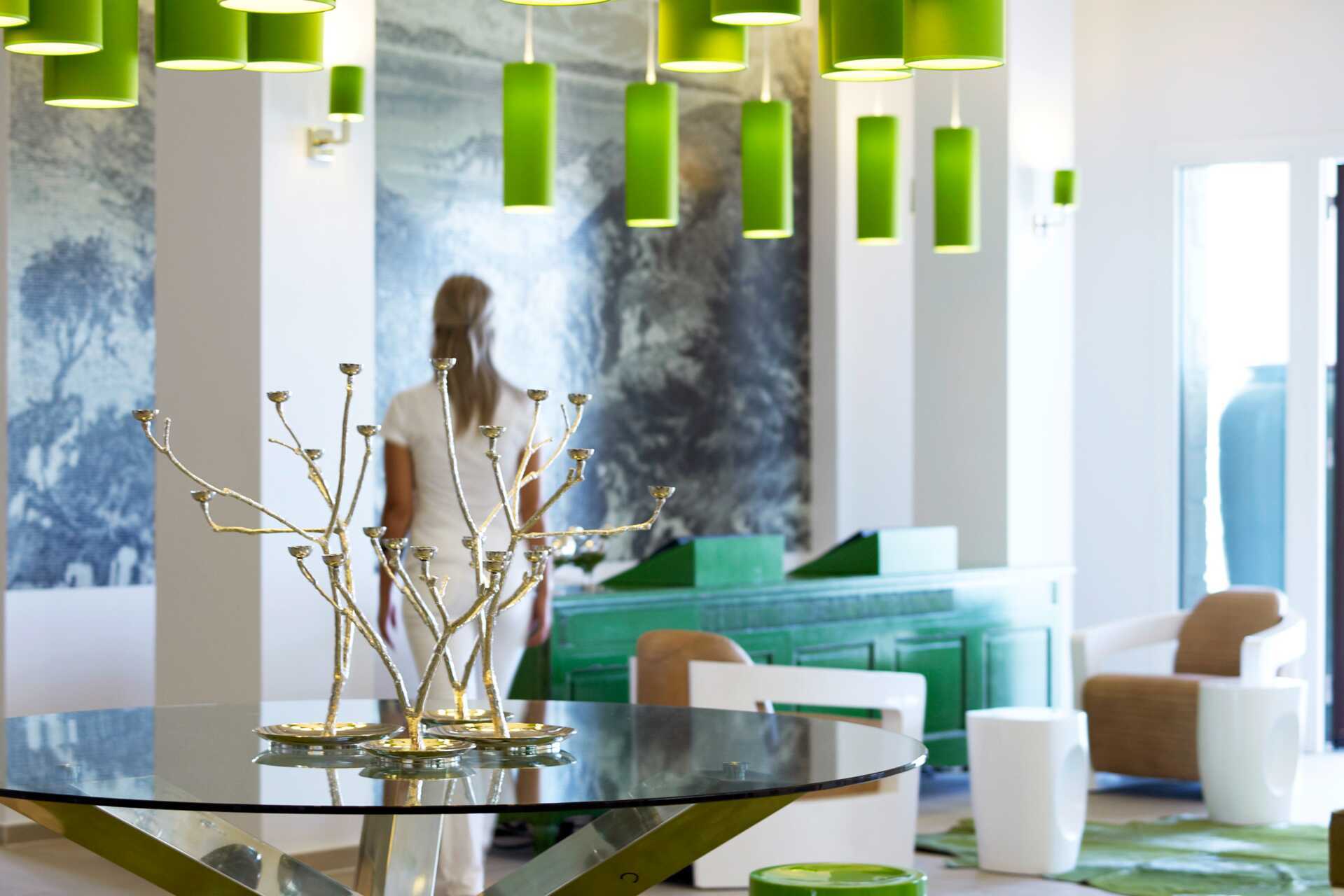 Lobby på Salvator Hotel Villas & Spa i Parga, Grekland.