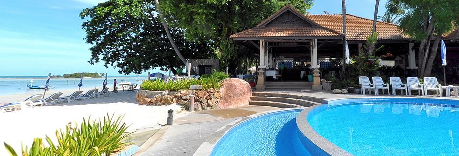 Poolområdet på Samui Natien Resort på Koh Samui, Thailand.