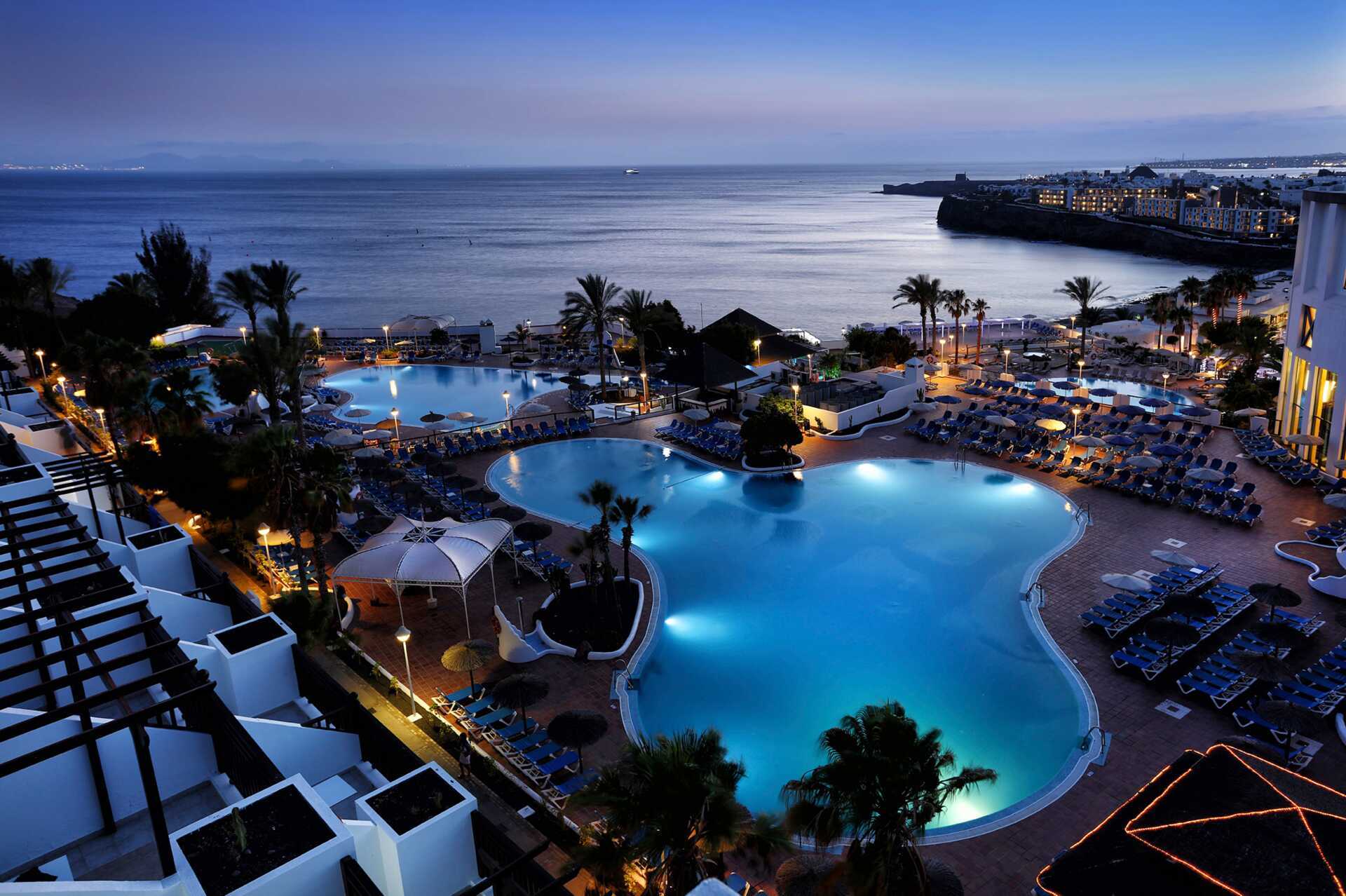 Sandos Papagayo Beach Resort i Playa Blanca, Lanzarote.