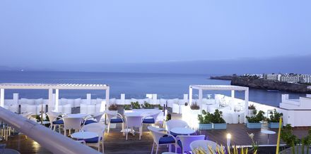 Chill out-lounge på Sandos Papagayo Beach Resort i Playa Blanca, Lanzarote.