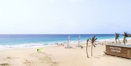 Stranden i Santa Maria på ön Sal, Kap Verde.