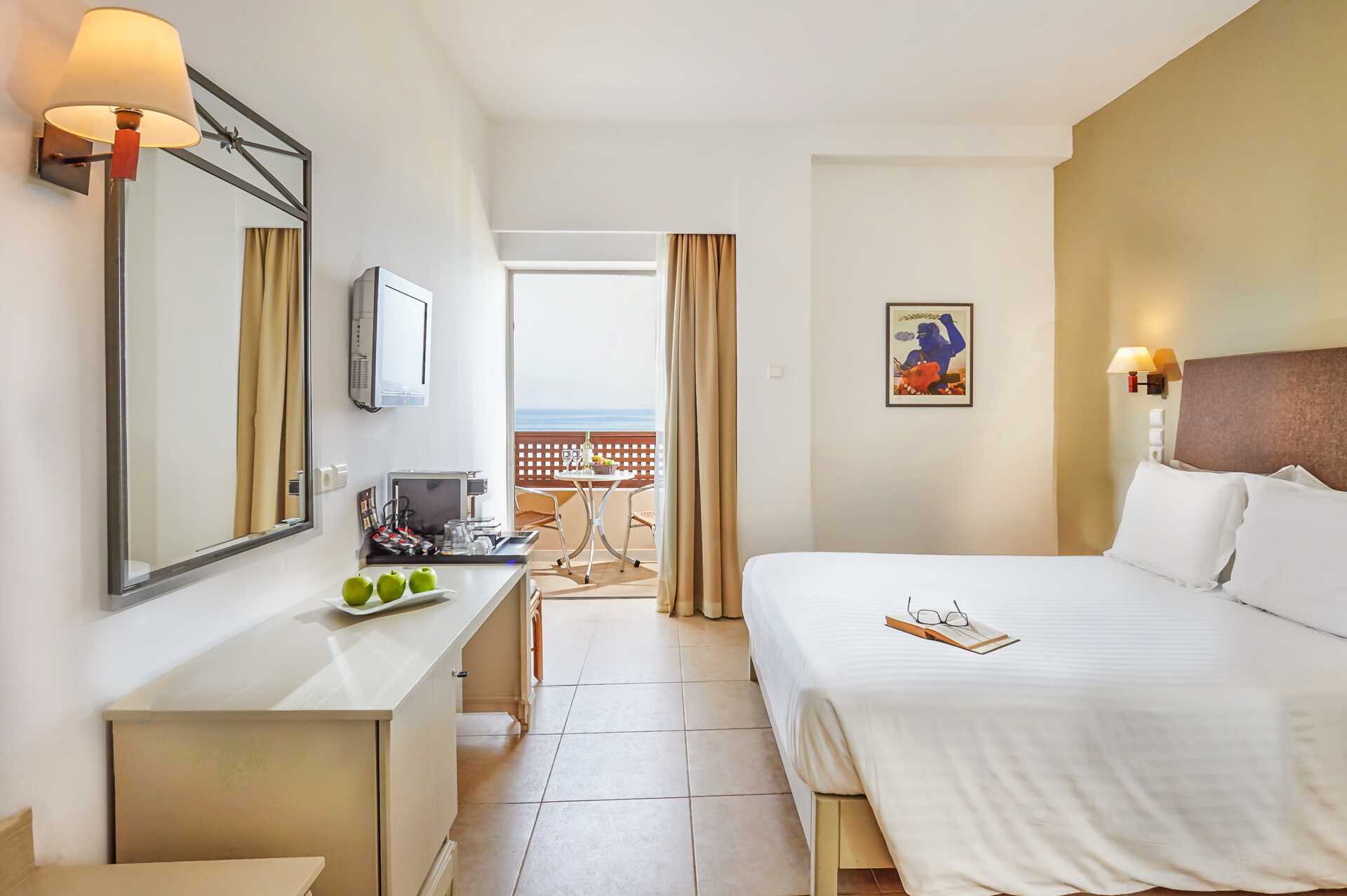 Dubbelrum med havsutsikt