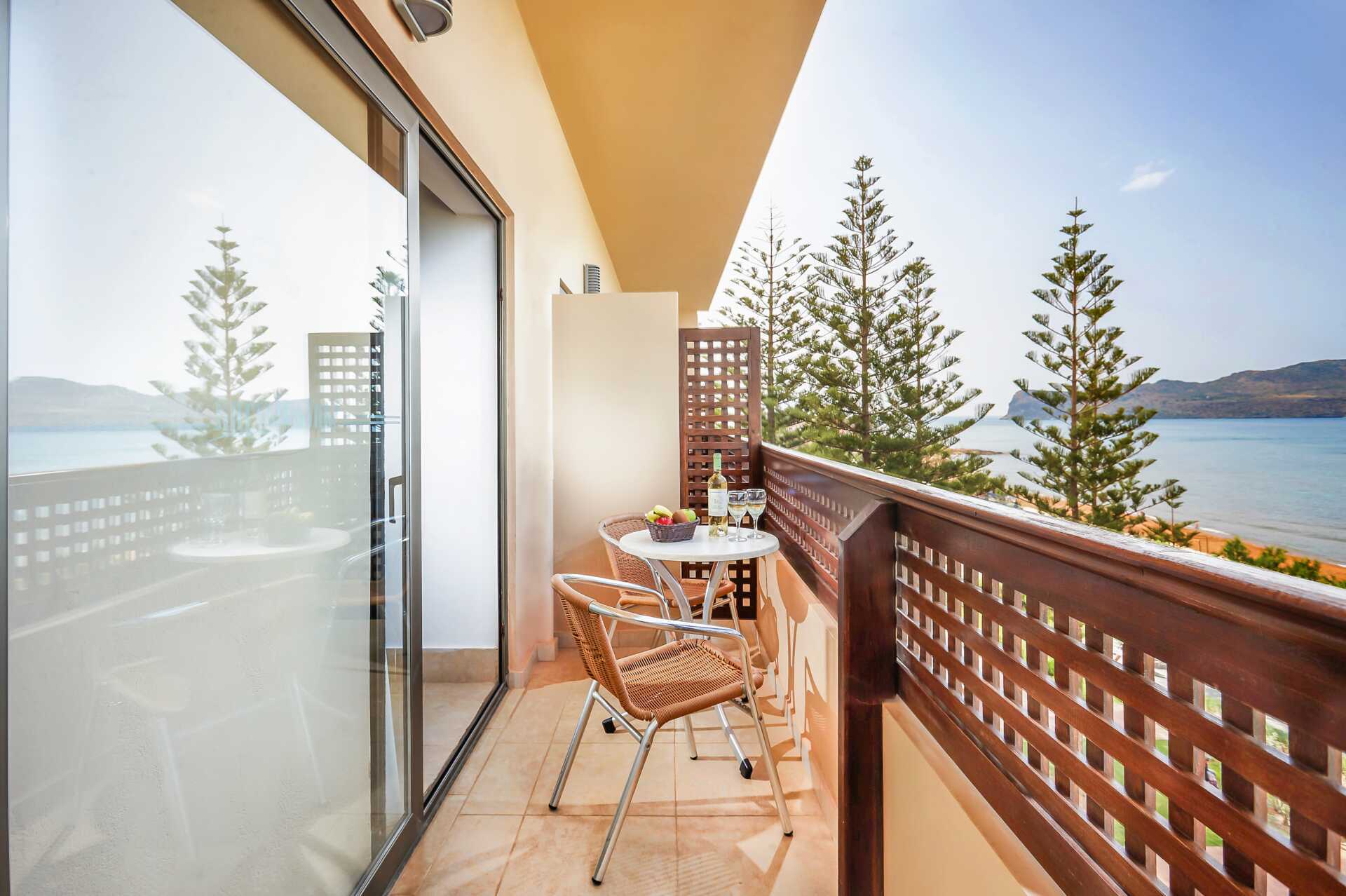 Dubbelrum med havsutsikt