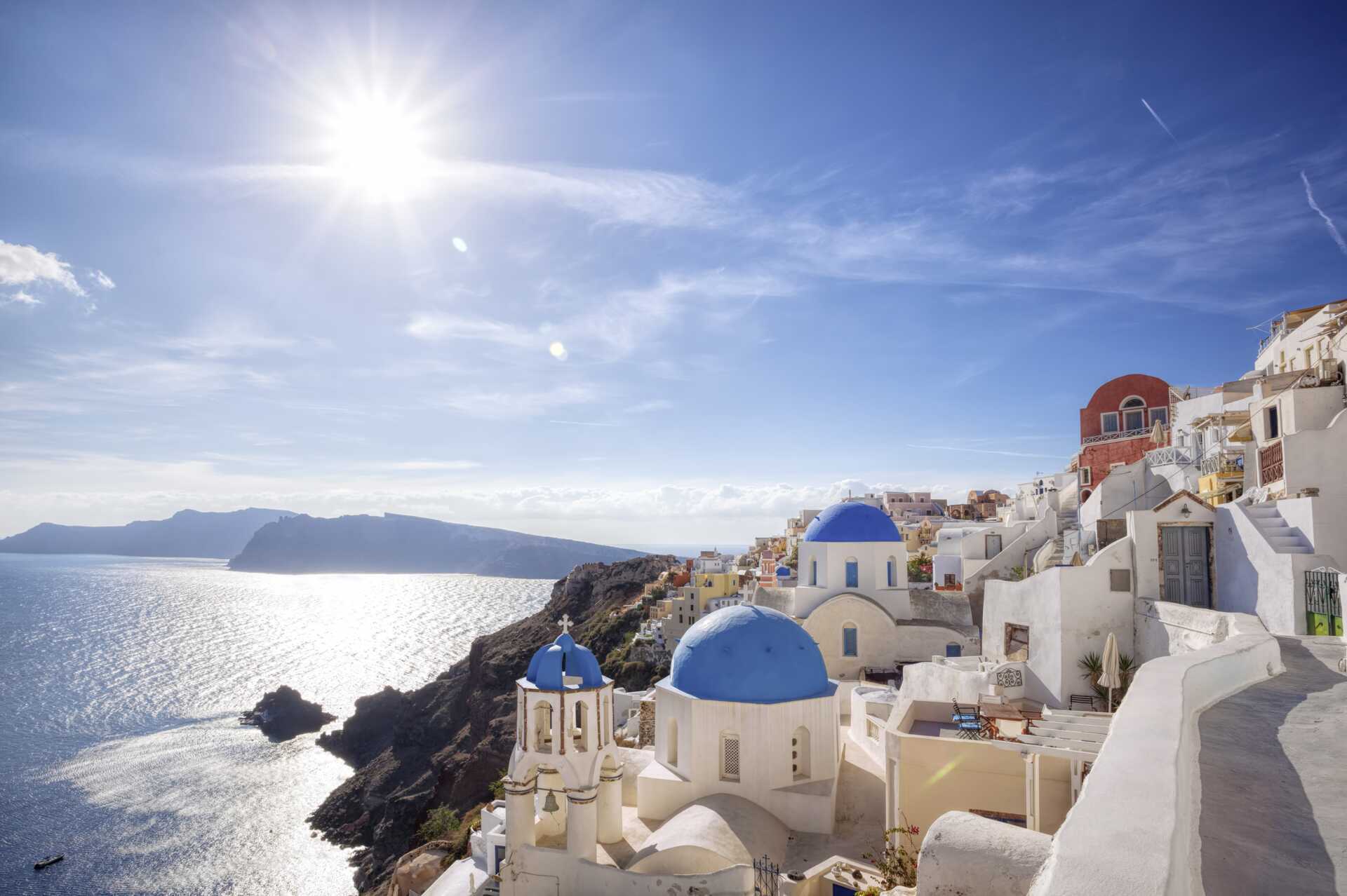 Santorini, Grekland.