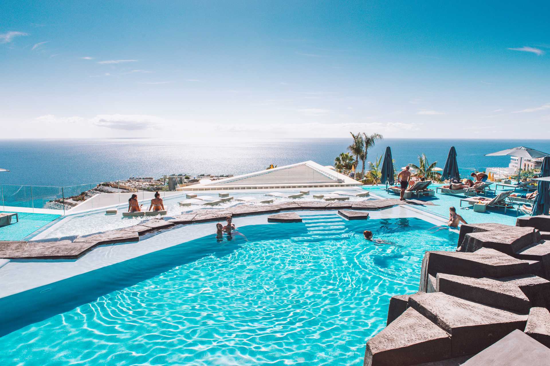 Poolområdet Island of stars med inträdesavgift.