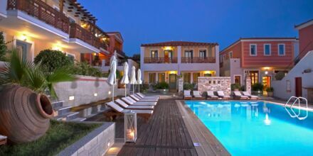 Pool på Sirena Residence & Spa på Samos, Grekland.