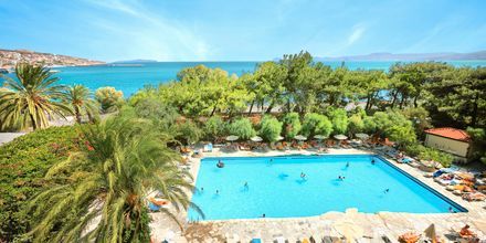 Pool på hotell Sitia Beach i Sitia på Kreta, Grekland.