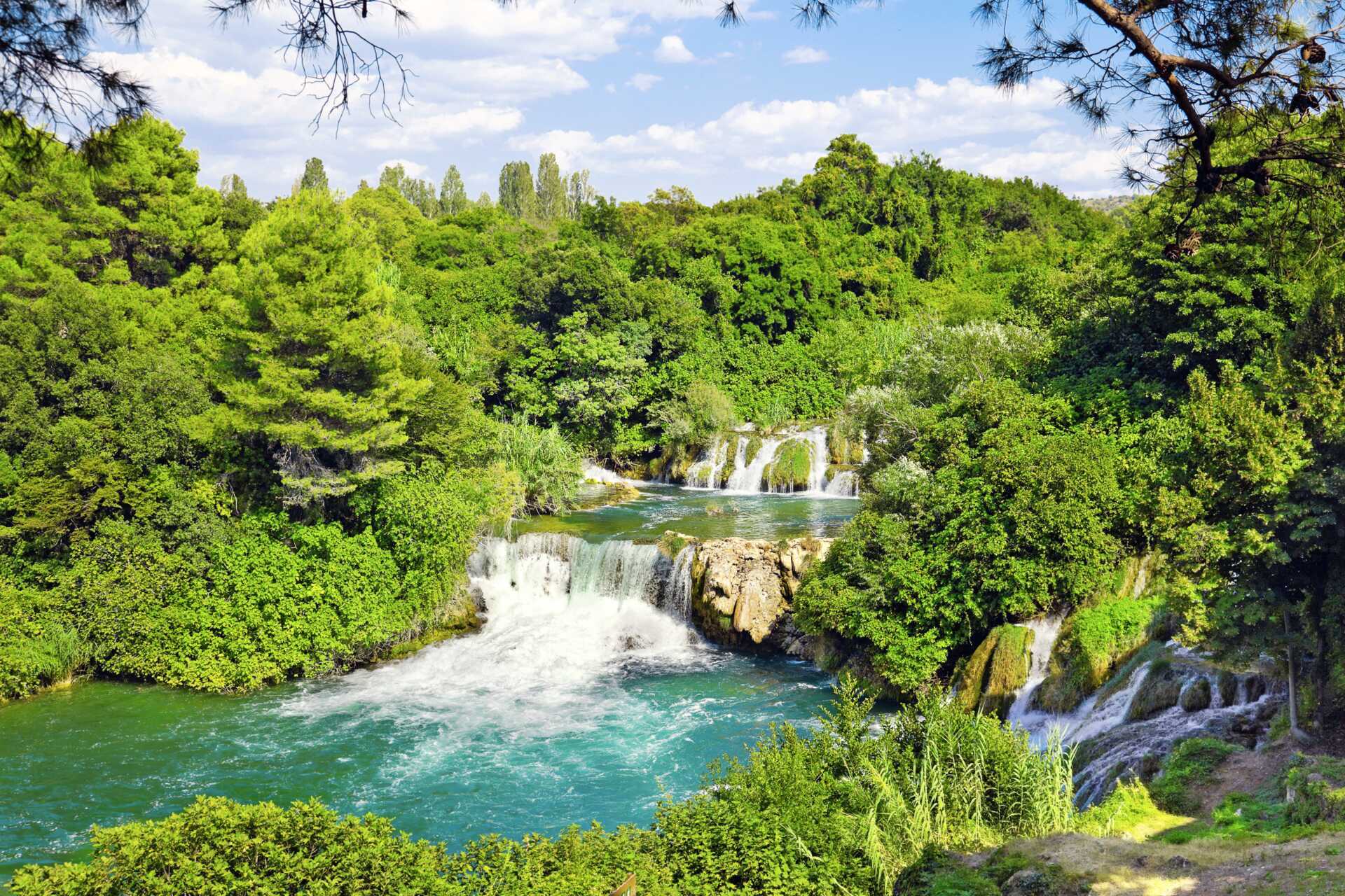 Nationalparken Krka.