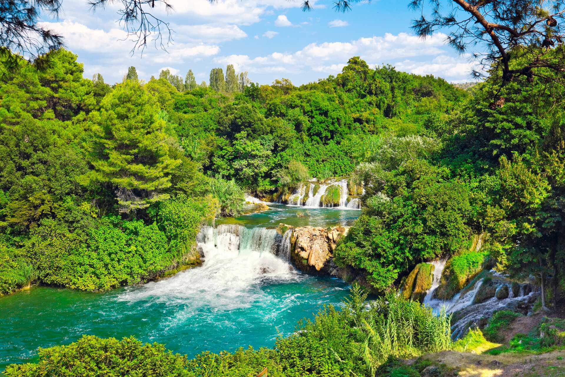 Nationalparken Krka.