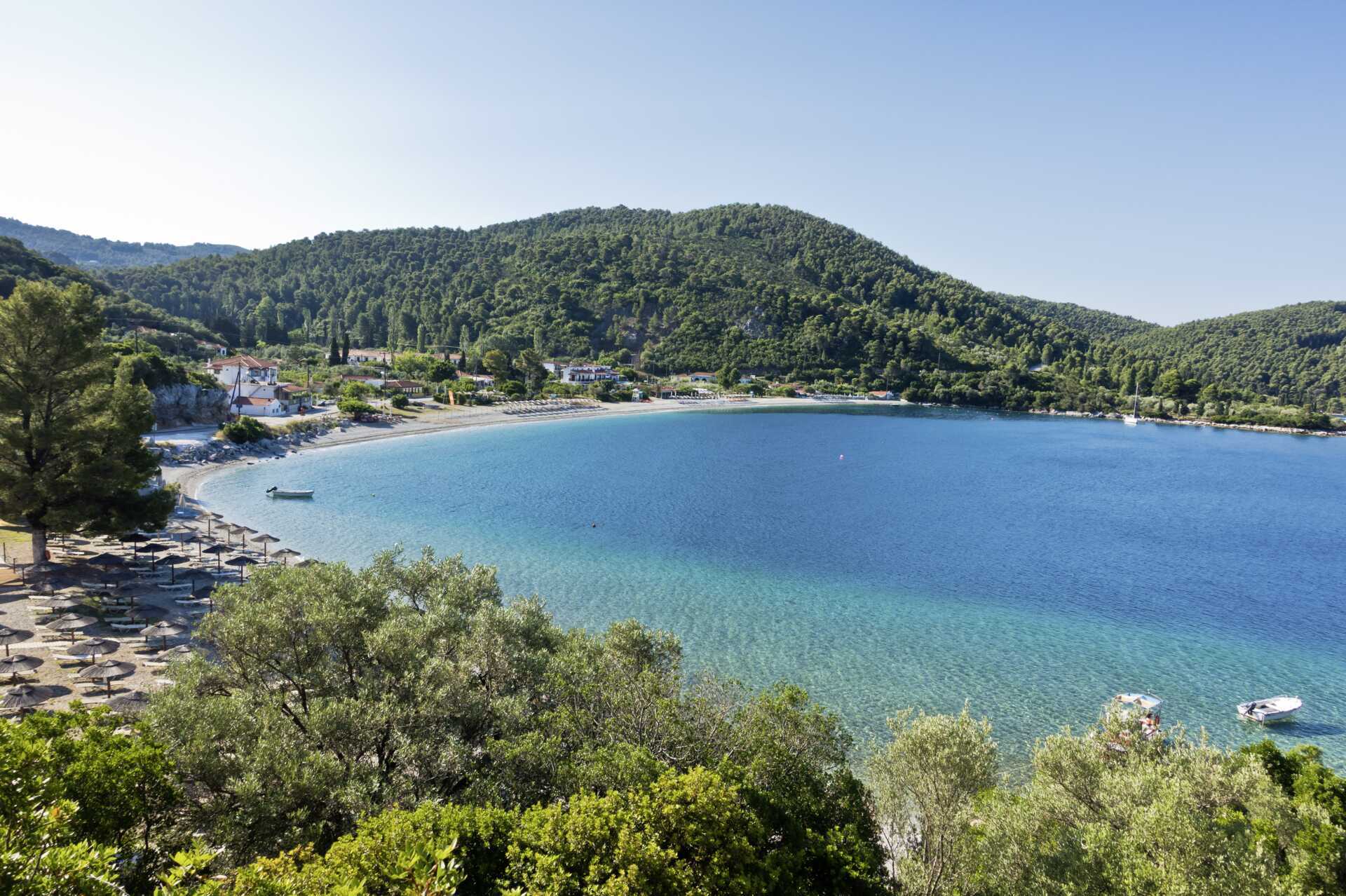Panormos på Skopelos.