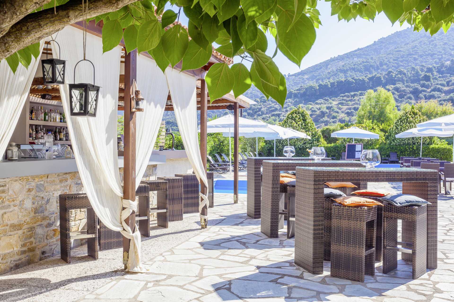 Bar på Skopelos Holidays Hotel & Spa.