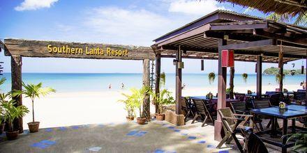Strand på hotell Southern Lanta Resort, Thailand.