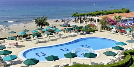Poolområde på hotell St James´s på Rhodos, Grekland.