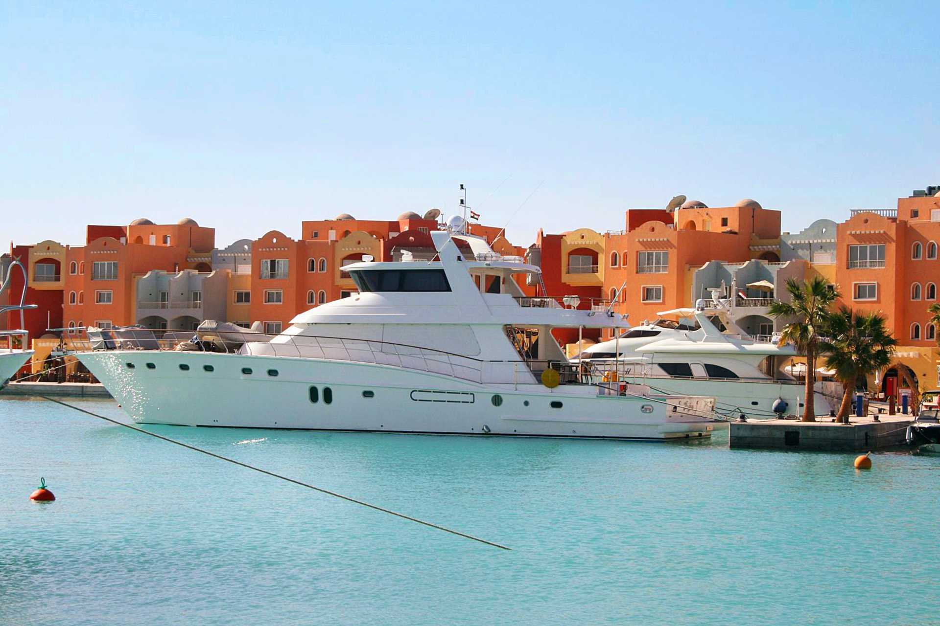 Marinan i Hurghada, Egypten.