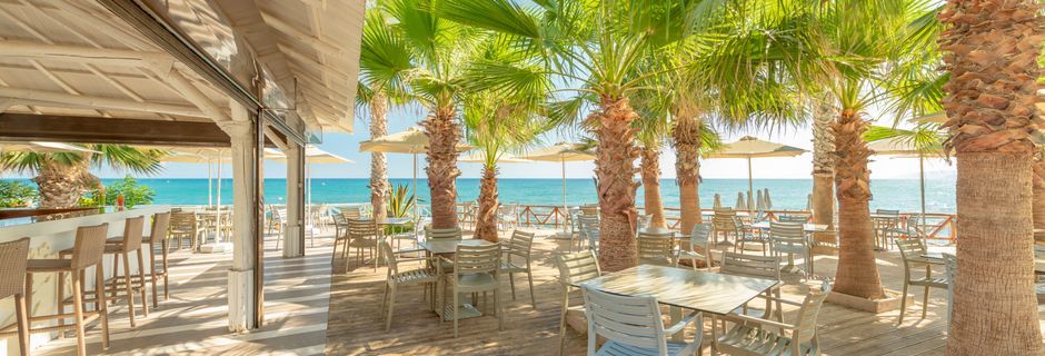 Restaurang på hotell Star Beach Village & Waterpark i Hersonissos på Kreta.