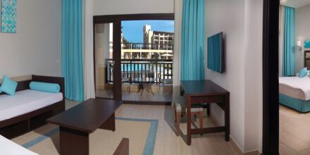 Juniorsvit på hotell Steigenberger Aqua Magic i Hurghada, Egypten.