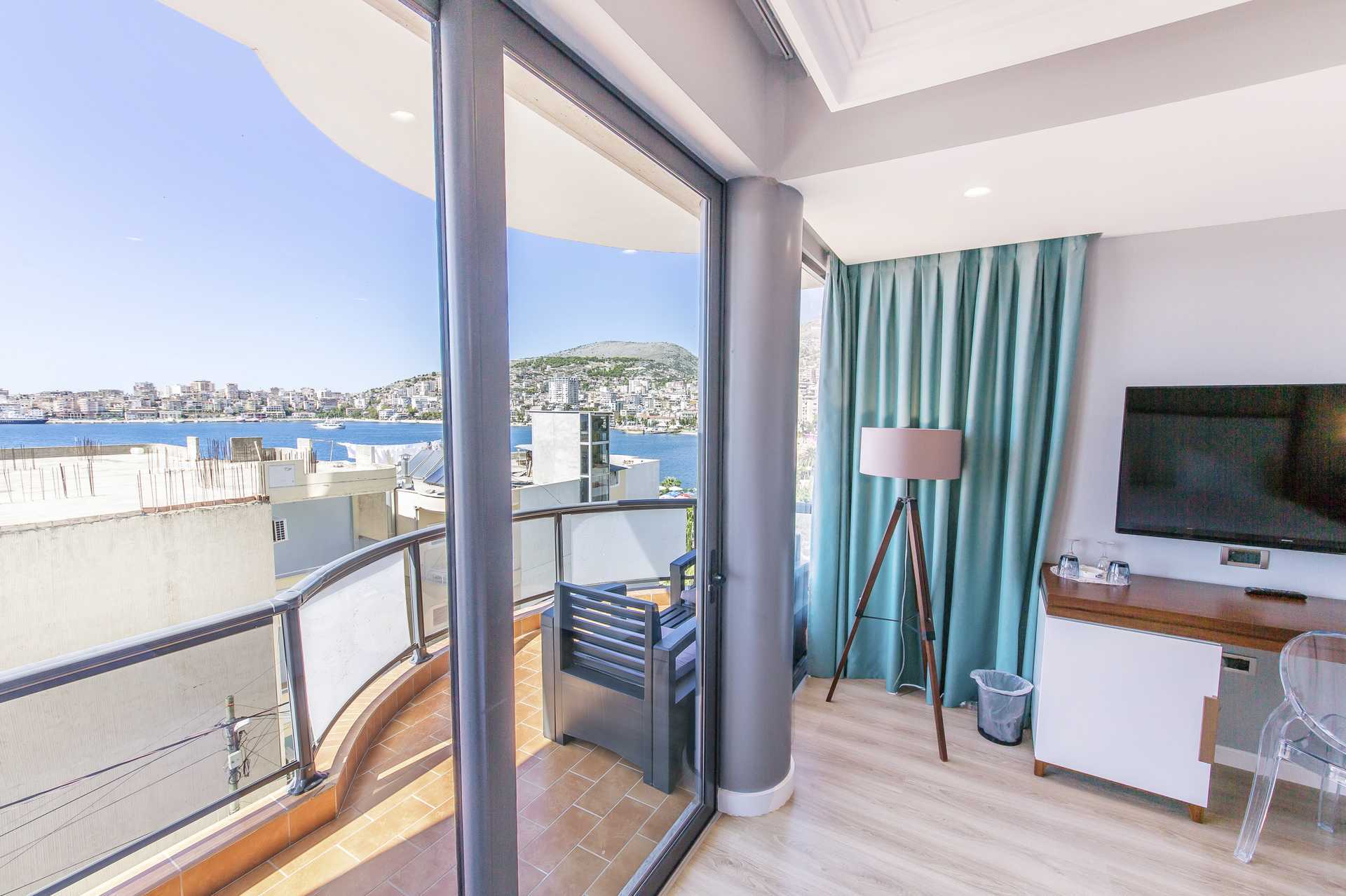 Superiorrum på hotell Brilant i Saranda, Albanien.