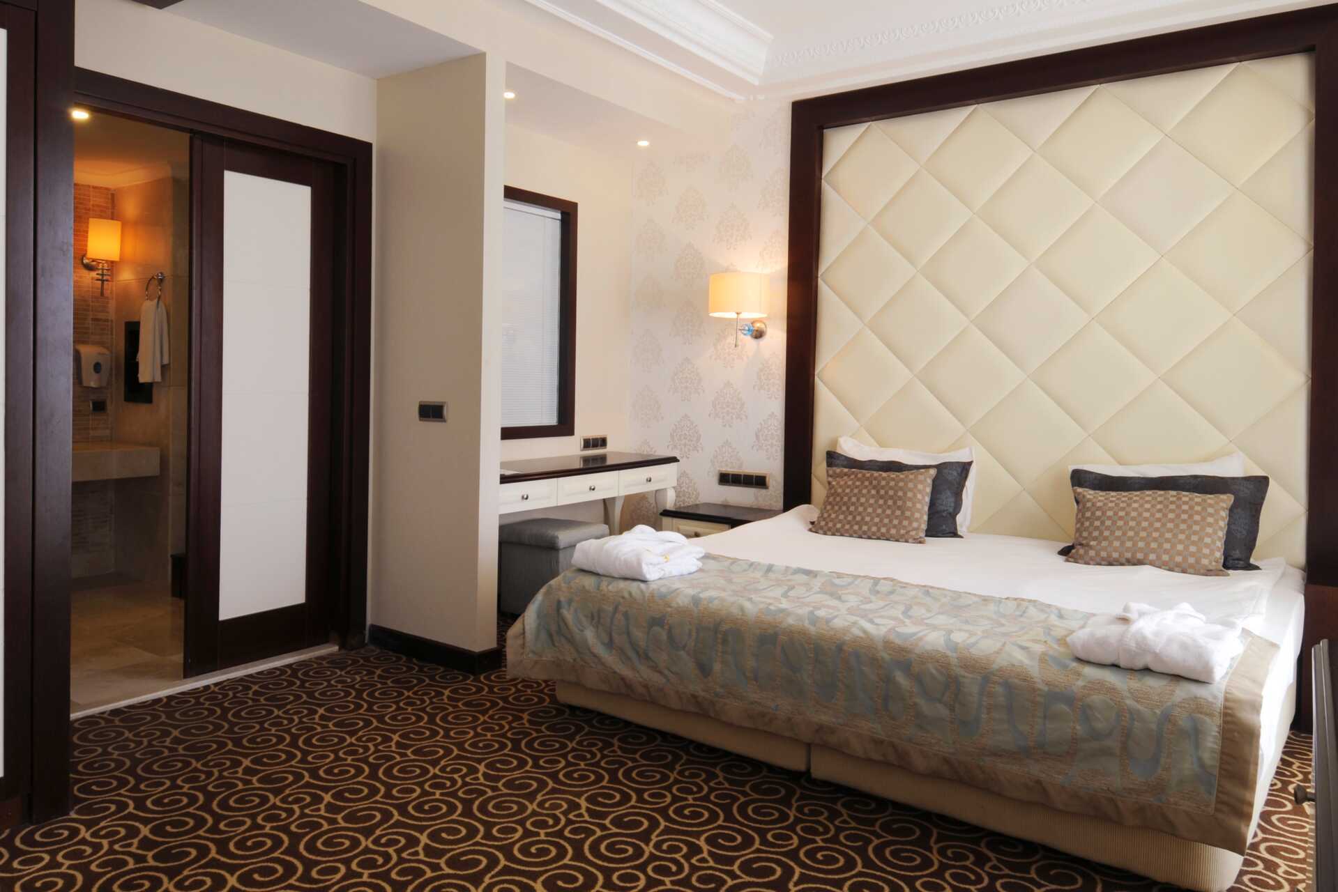 Superiorrum på hotell Goldcity Holiday Resort i Alanya, Turkiet.