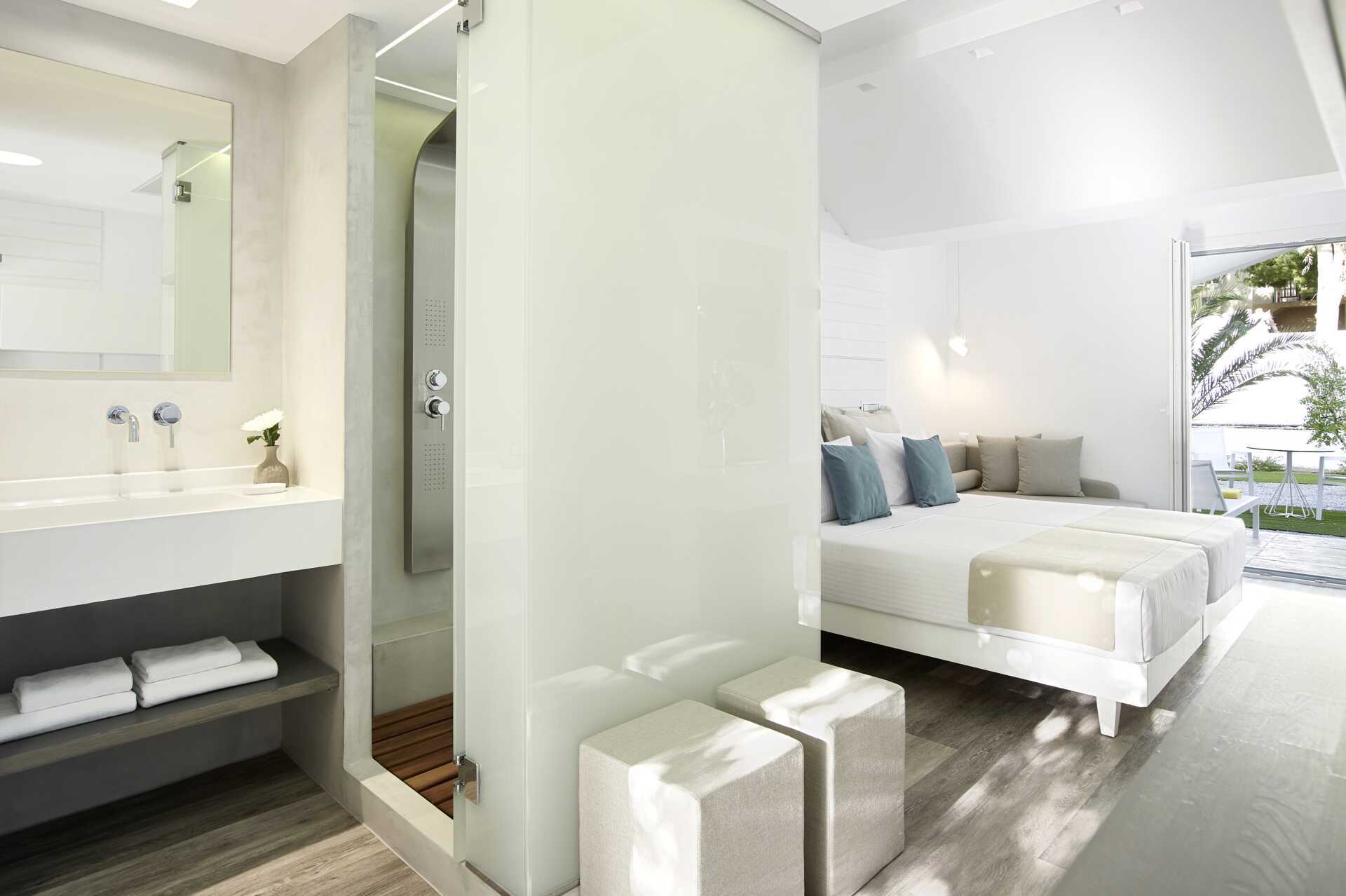 Superiorrum på hotell Kouros Seasight i Pythagorion på Samos, Grekland.