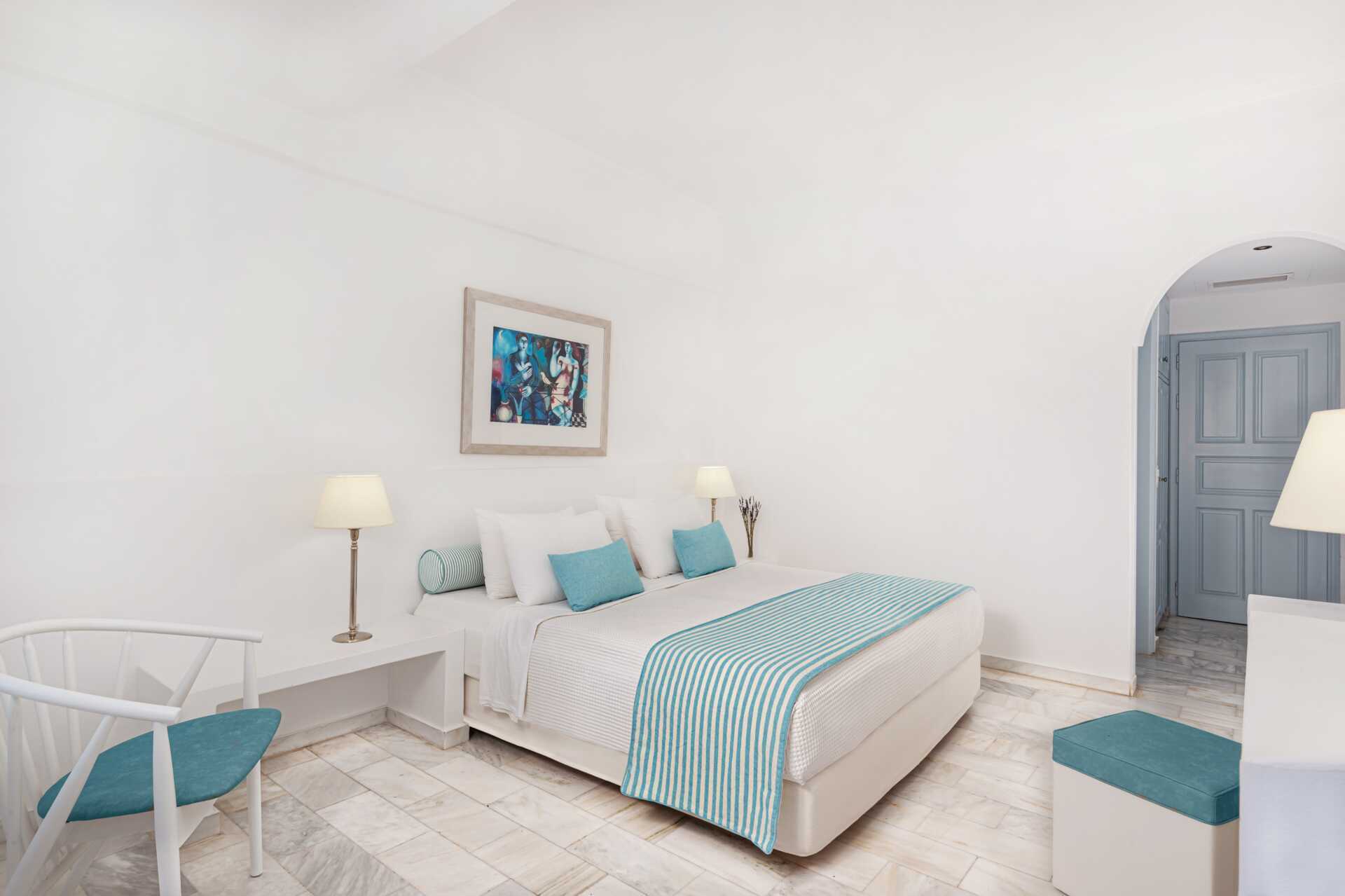 Superiorrum på Santorini Kastelli Resort på Santorini, Grekland.