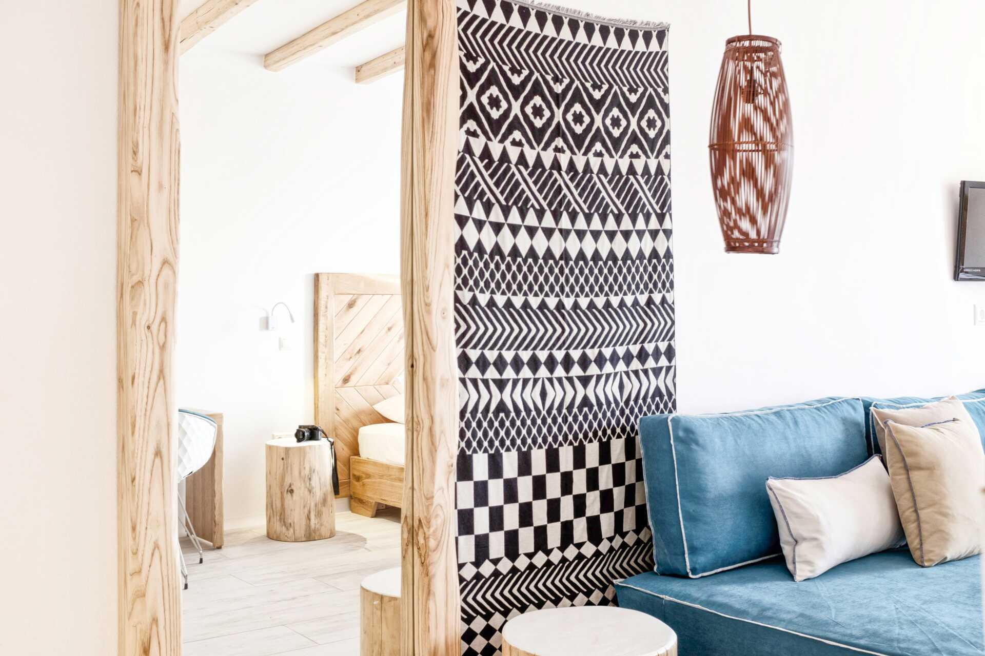 Svit på hotell Orkos Beach, Naxos.