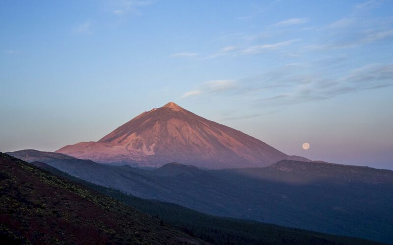 Teide by night - från nord