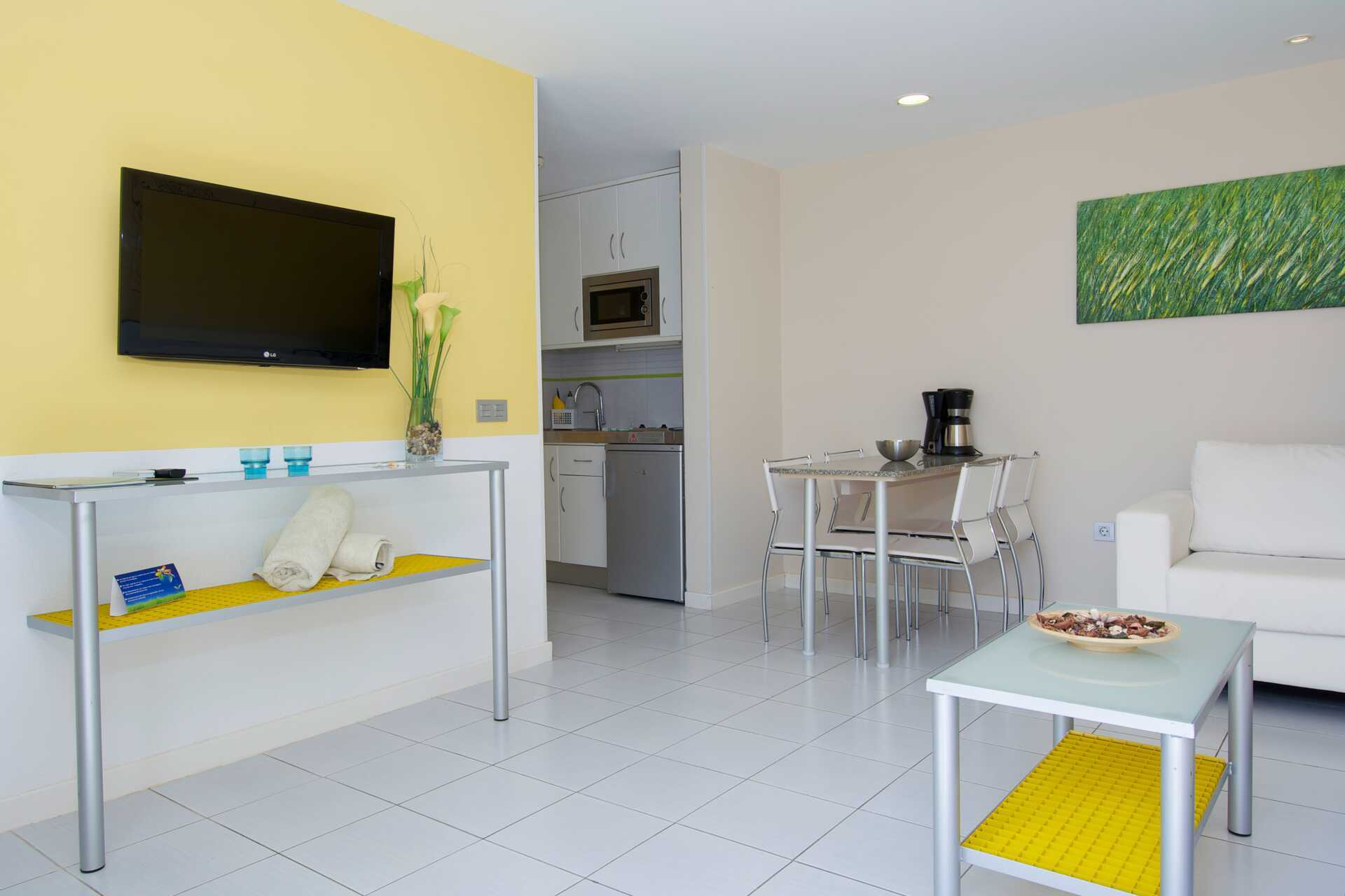 Trerumslägenhet deluxe på Riosol i Puerto Rico, Gran Canaria.