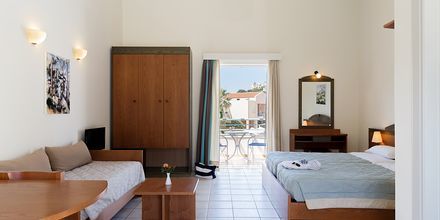 Enrumslägenhet på hotell Triton i Agii Apostoli på Kreta.