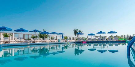 Poolområdet på hotell Tropical Sol i Tigaki på Kos, Grekland.