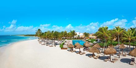 Strand vid Dreams Tulum Resort & Spa på Riviera Maya.