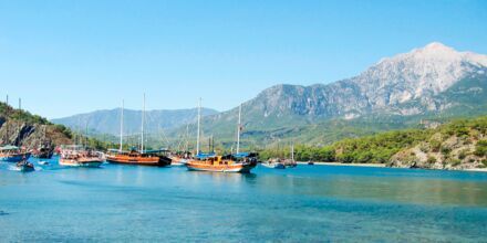 Åk på kryssning i en traditionell Gulet båt i Turkiet.