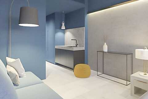 Två/trerumslägenhet i etage på hotell Aquarius i Rethymnon, Kreta.